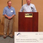 Outgoing president Brice Kluth makes way for incoming president Martin Olsson