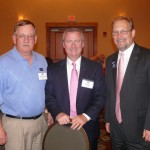 Martin Olsson with Jim Reber and Bill Loving of ICBA
